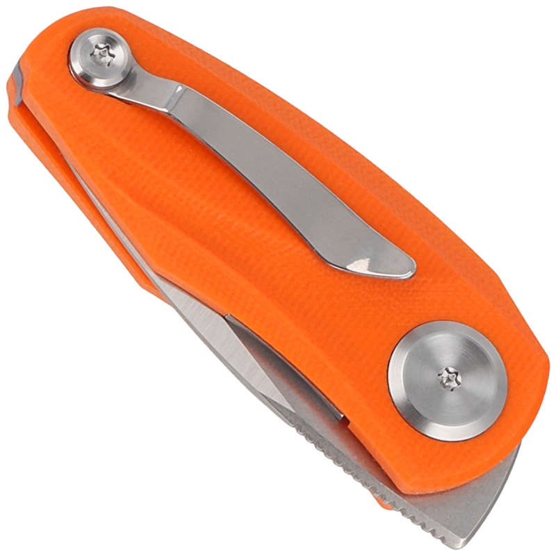 Bestech Knife Tulip Orange Satin Stonewash G10 Orange - 14C28N  - BG38C