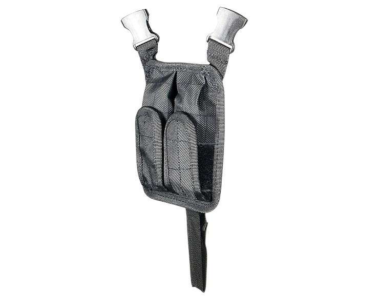 UTG Horizontal Shoulder Holster, Black - PVC-H170B