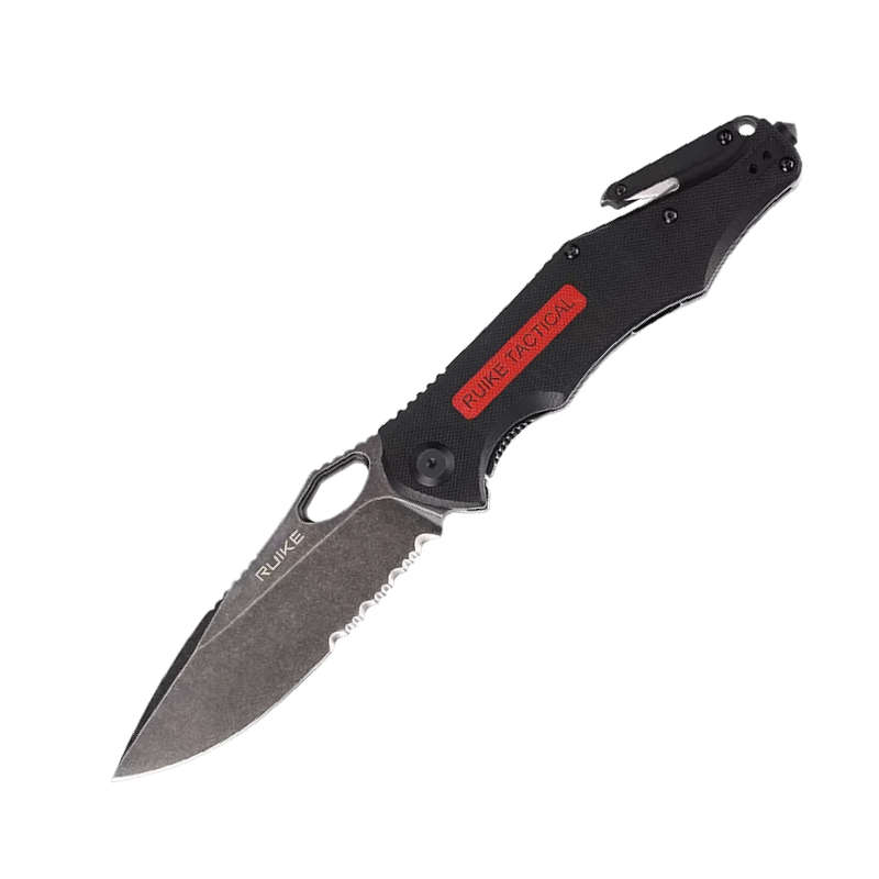 RUIKE M195 BLACK D2 FOLDING KNIFE