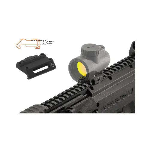 UTG SUPER SLIM LOW PROFILE PICATINNY RISER MOUNT FOR THE MRO - MT-MROXS