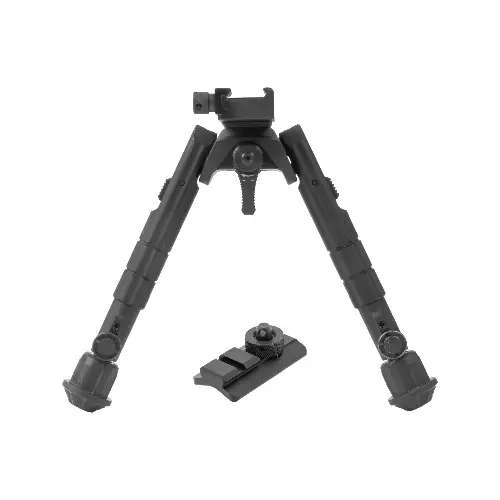 UTG RECON 360 BIPOD CENT HT: 6.69"-9.12", LEG LENGTH H: 7.40"-10.15" - TL-BP01-B