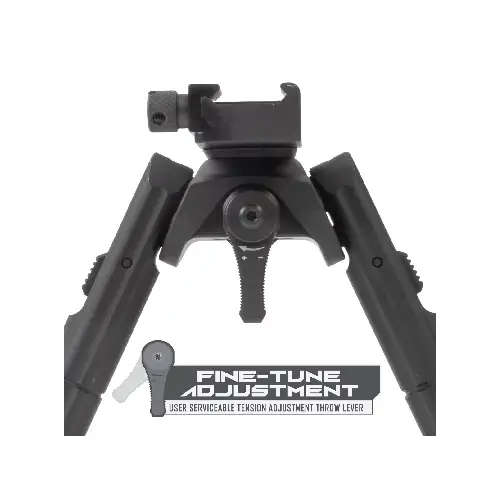 UTG RECON 360 BIPOD CENT HT: 6.69"-9.12", LEG LENGTH H: 7.40"-10.15" - TL-BP01-B