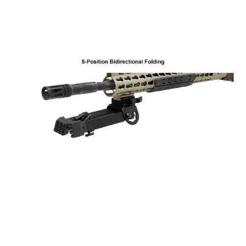 UTG RUBBER ARMORED FULL METAL QD BIPOD, HEIGHT 6.0"-8.5" - TL-BP20Q-A