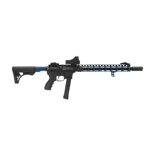 UTG M-LOK Ultra Slim Handstop, Blue - TL-HSM01B