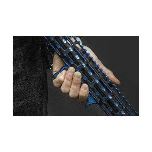 UTG SPORTING TYPE ULTRA SLIM ANGLED FOREGRIP, M-LOK, MATTE BLUE - MT-AFGM01B