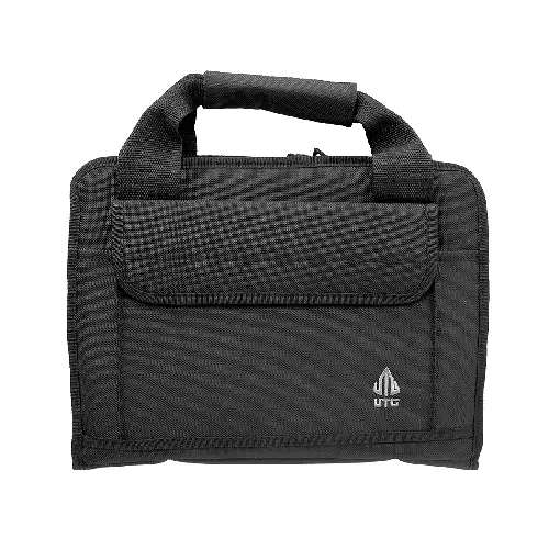 UTG Deluxe Single Pistol Case, Black - PVC-PC01B