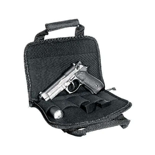 UTG Deluxe Single Pistol Case, Black - PVC-PC01B