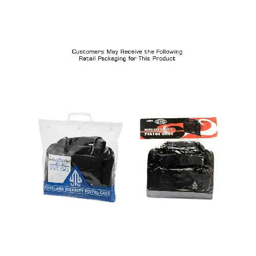 UTG Deluxe Single Pistol Case, Black - PVC-PC01B