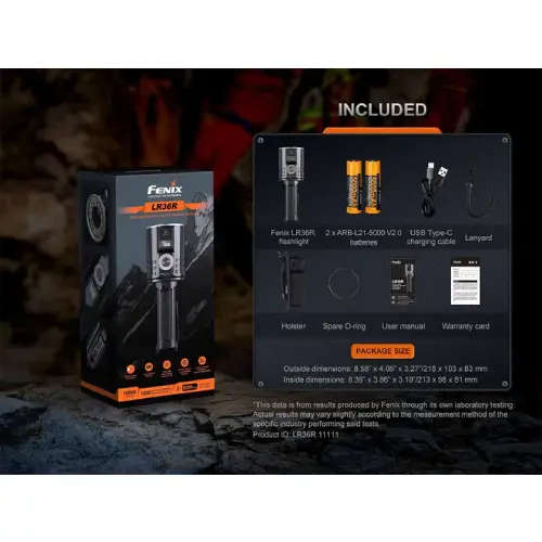 Fenix LR36R LED Flashlight