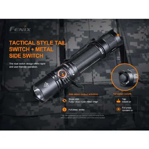 Fenix PD35 V3.0 LED Flashlight (Green) with 3400U V3.0