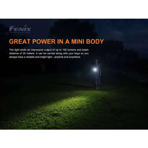 Fenix E01 V2.0 LED Flashlight Blue