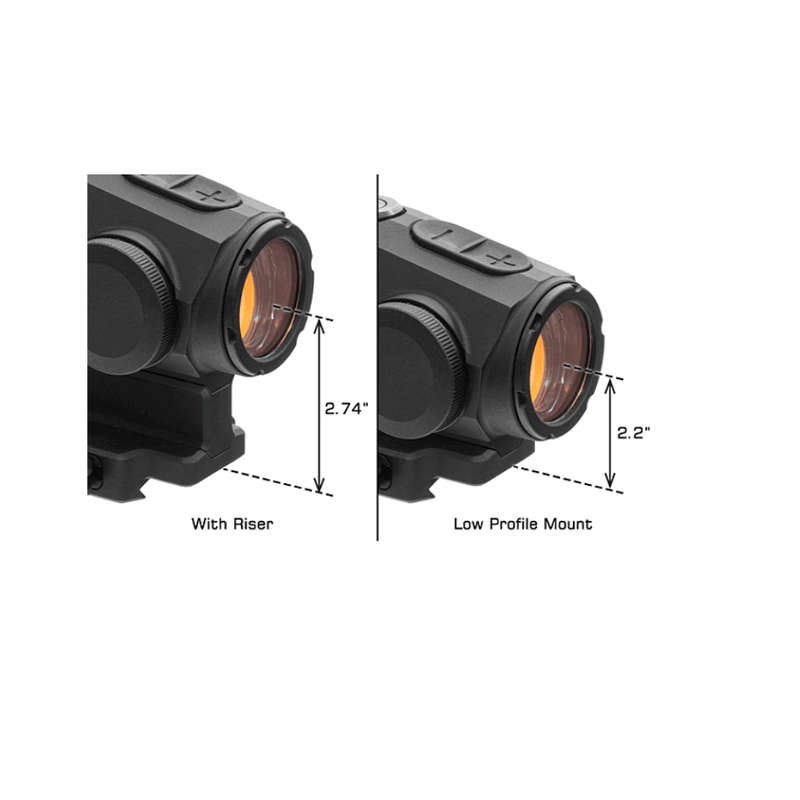 UTG Sporting Type ACCU-SYNC 2521R Dot Sight, Red 3.0 MOA Single Dot - OP-DS2521R