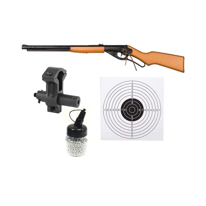 DAISY RED RYDER MODEL 1938 4.5MM - BB RIFLE COMBO
