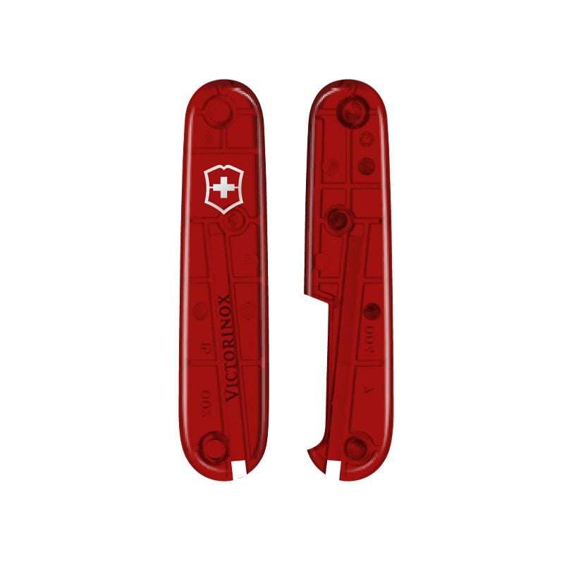 Victorinox Transparent Red Handle Set 91mm- VC.91-TR-RD