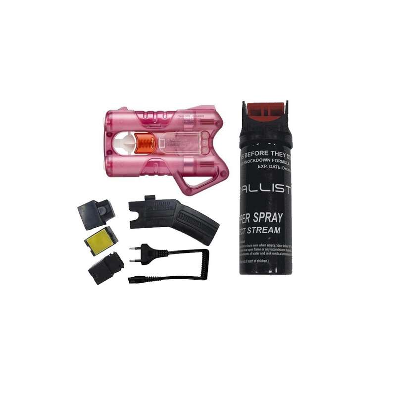 Piexon Guardian Angel 3 Pepper Spray Gun - Red/Pink Ladies Combo