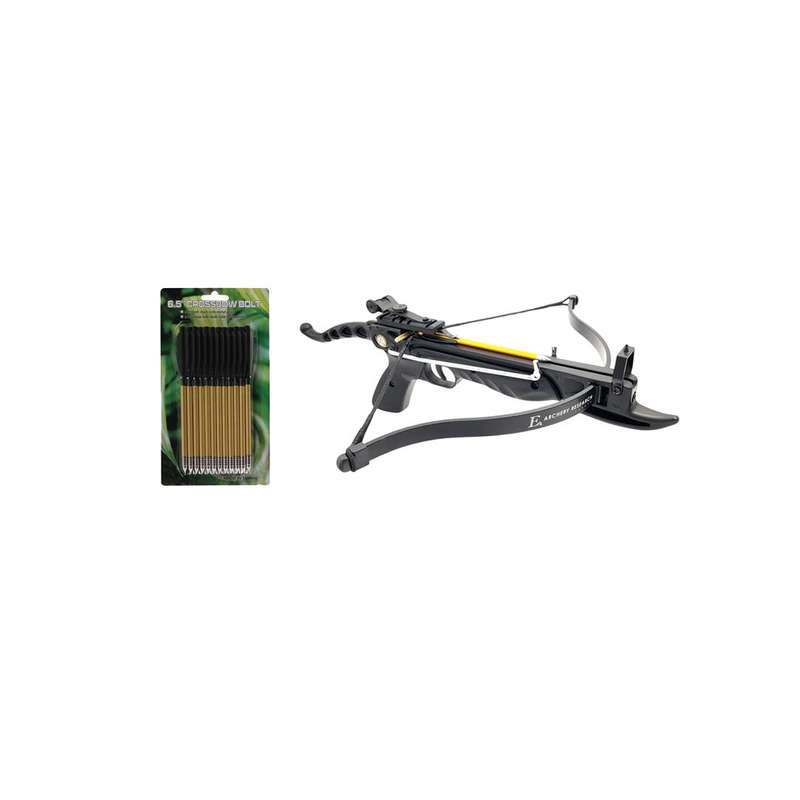 EK ARCHERY COBRA ALUMINUM CROSSBOW BLACK 80LB (EK) - CR-039BK COMBO