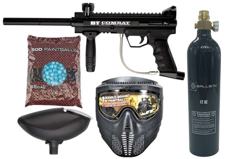 Empire BT4 Combat Paintball Marker Black - 17020 Combo