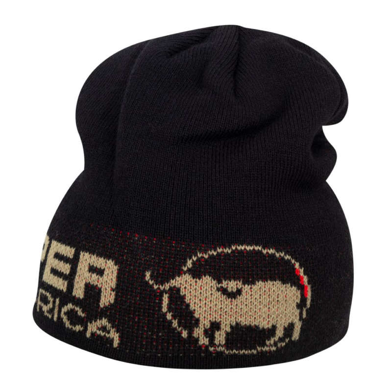 SNIPER AFRICA BLACK KNITTED BEANIE