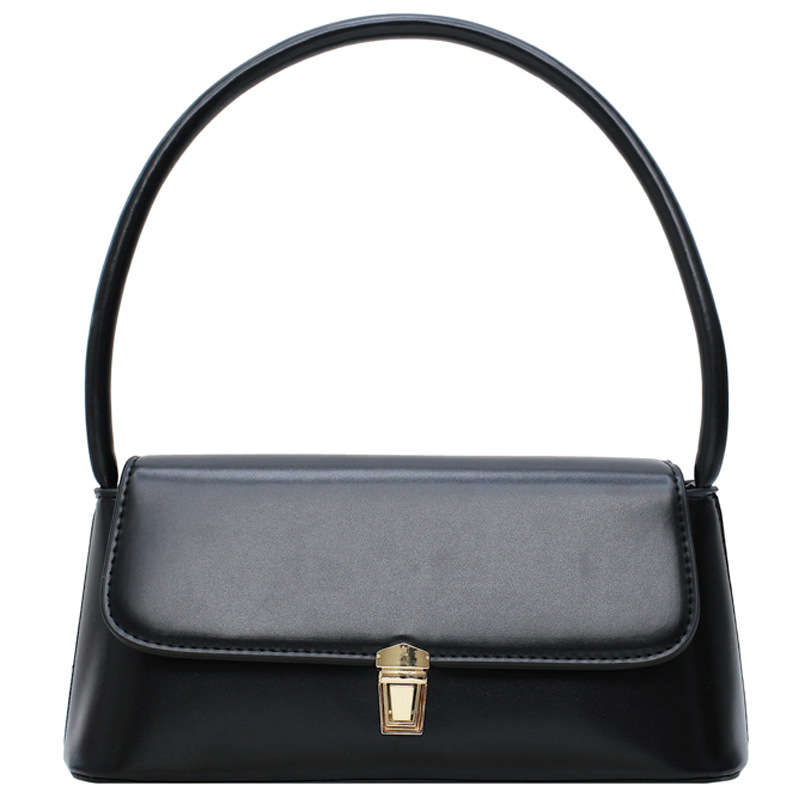 Retro baguette women's popular shoulder handbag