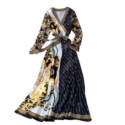 Platycodon grandiflorum retro French mori style women's dress