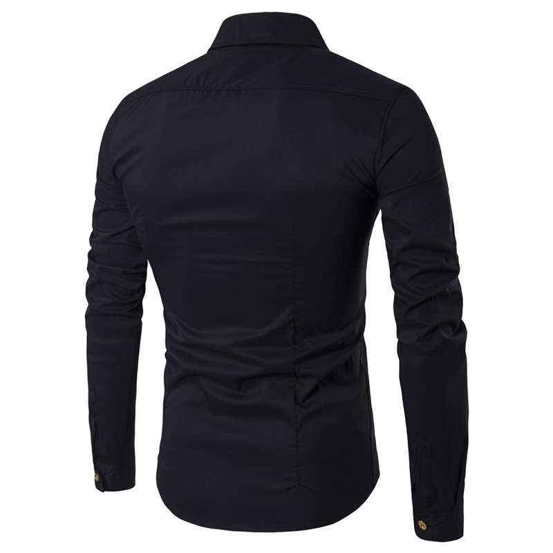 Dashiki Male Fashion Long Sleeve Shirt