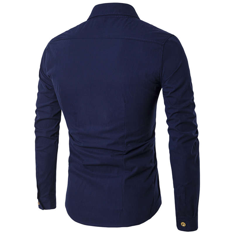 Dashiki Male Fashion Long Sleeve Shirt