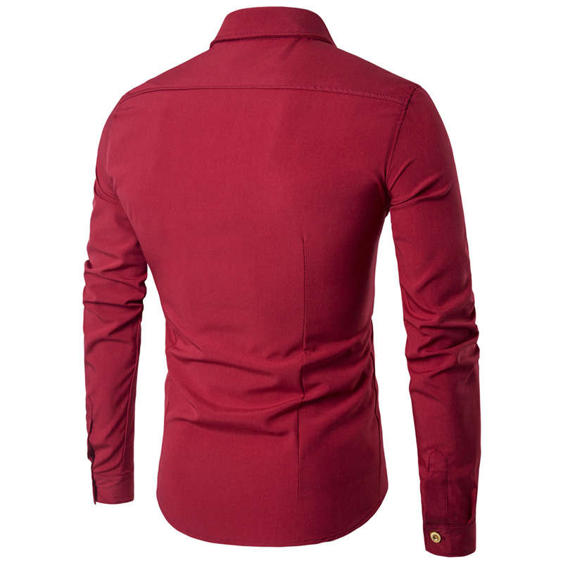 Dashiki Male Fashion Long Sleeve Shirt