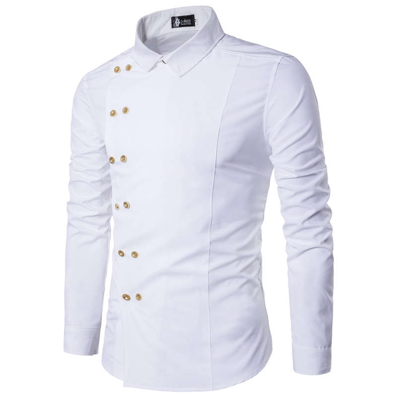 Dashiki Male Fashion Long Sleeve Shirt