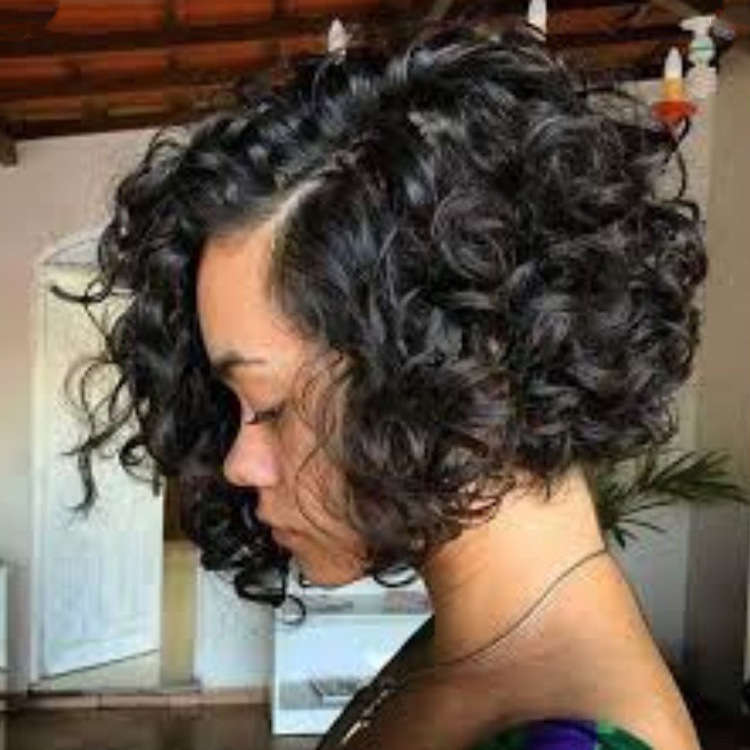 Short Curly Hair Synthetic Fibre Wig