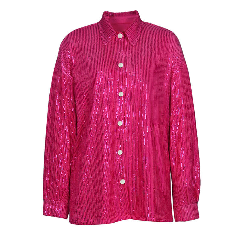Rihanna sequin three-piece suit