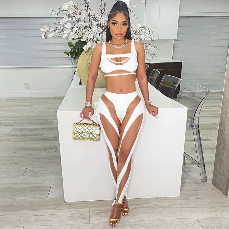 Enhle two-piece leisurewear - White / S
