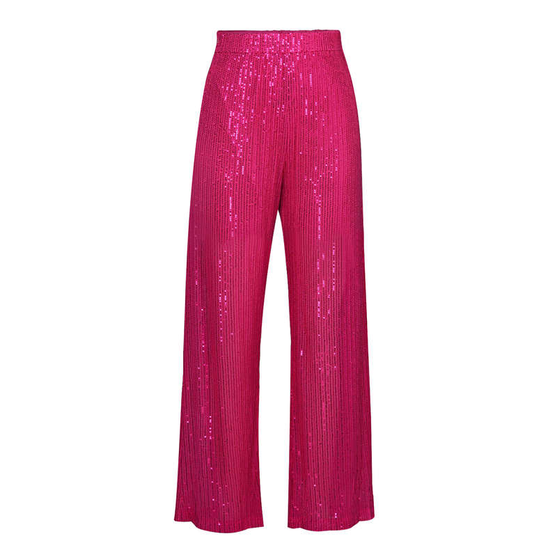 Rihanna sequin three-piece suit