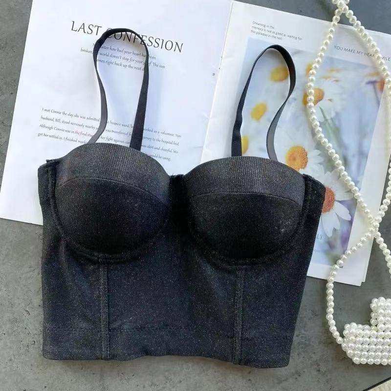 Trendy Cara shimmer bustier