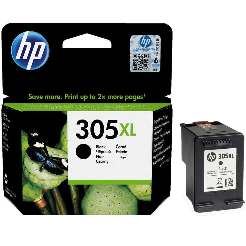 HP 305XL High Yield Black Ink Cartridge