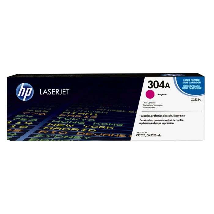 HP 304A Magenta Original LaserJet Toner Cartridge,2,800 pages
