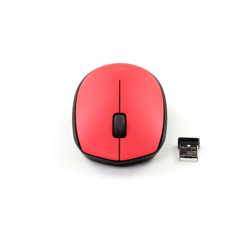 LOGITECH M171 WIRELESS MOUSE, RED