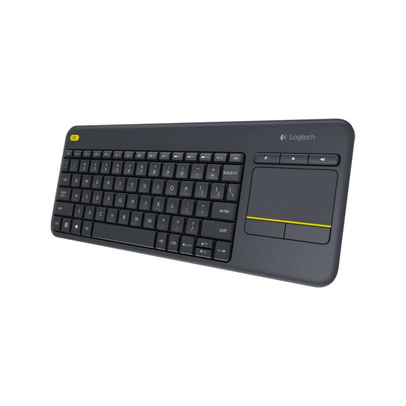 920-007145 - LOGI K400  Wireless Keyboard  Plus Touch (Dark Grey) Unifying  USB receiver