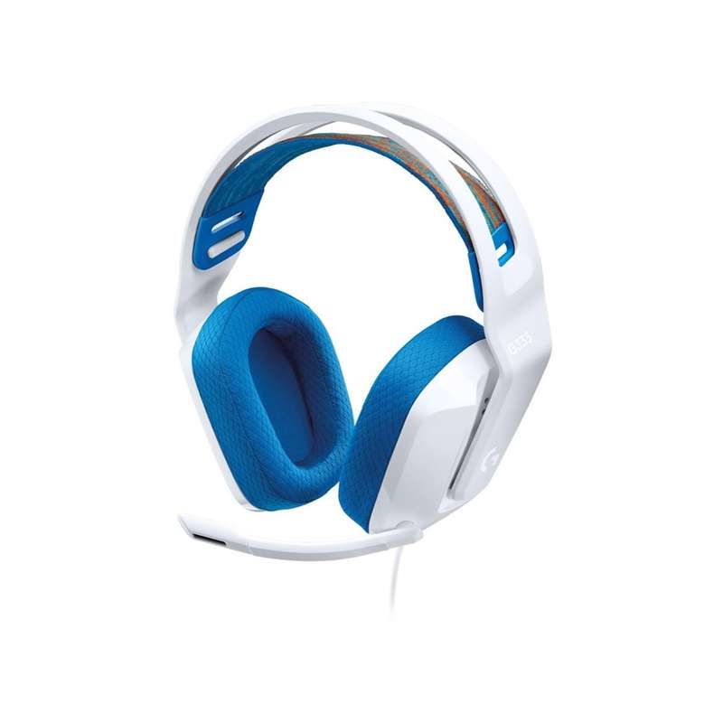 LOGITECH G335 WIRED GAMING HEADSET WITH 3.5 AUDIO JACK, WHITE