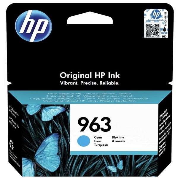 HP 963 Cyan Original Ink Cartridge