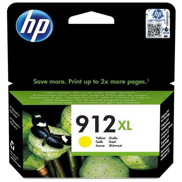 HP 912XL High Yield Yellow Original Ink Cartridge