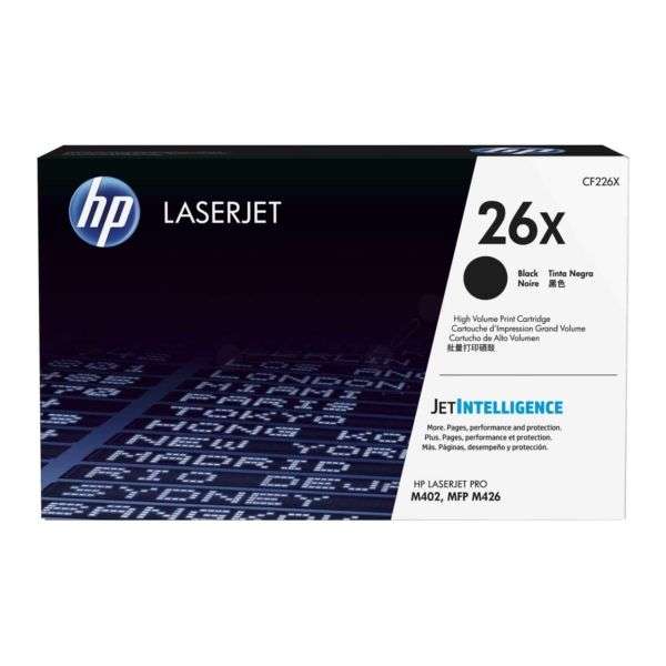 HP 26X High Yield Black Original LaserJet Toner Cartridge,9,000 pages
