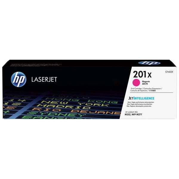 HP 201X High Yield Magenta Original LaserJet Toner Cartridge,2,300 pages