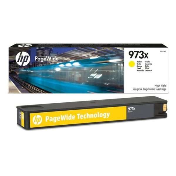 HP 973x High Yield Yellow Original PageWide Cartridge