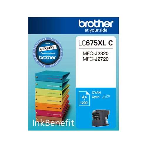 Brother LC675xl Cyan Ink Cartridge