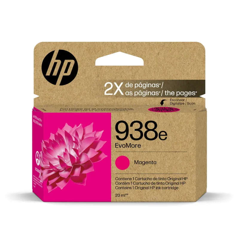HP 938e EvoMore Magenta Original Ink Cartridge