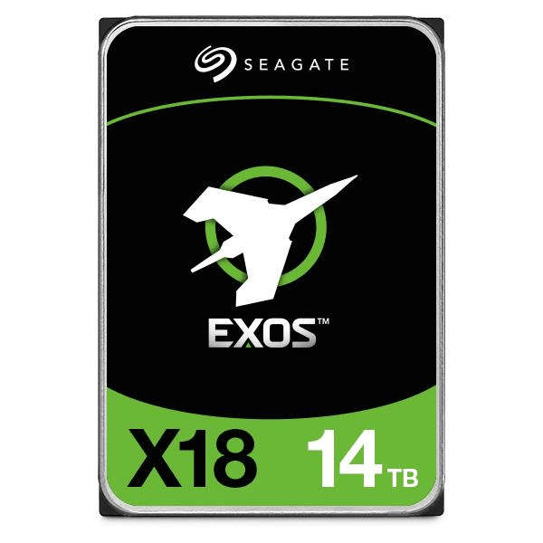 Seagate Exos X18 14TB HDD; 3.5''; 6GB/s SATA 512e/4Kn; RPM 7200