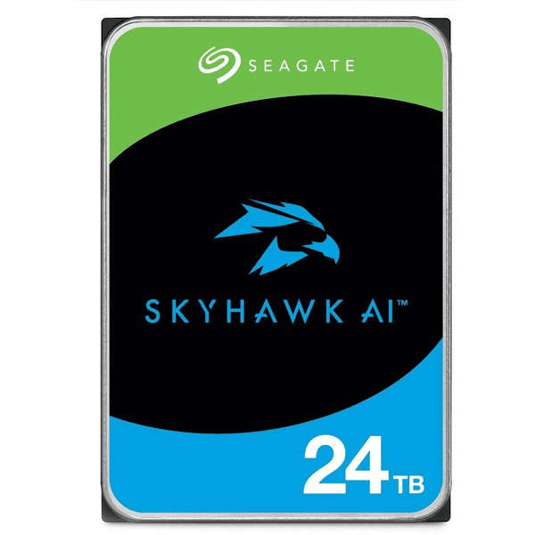 Seagate Skyhawk AI ST24000VE002 24TB 3.5'' HDD Surveillance Drives; SATA 6GB/s Interface; 256MB C...