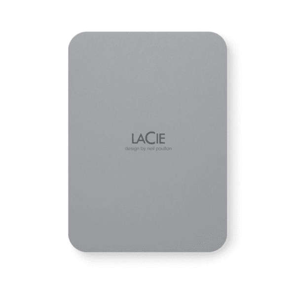 Seagate LaCie 5TB; USB-C; USB 3.1; Aluminum enclosure; Silver