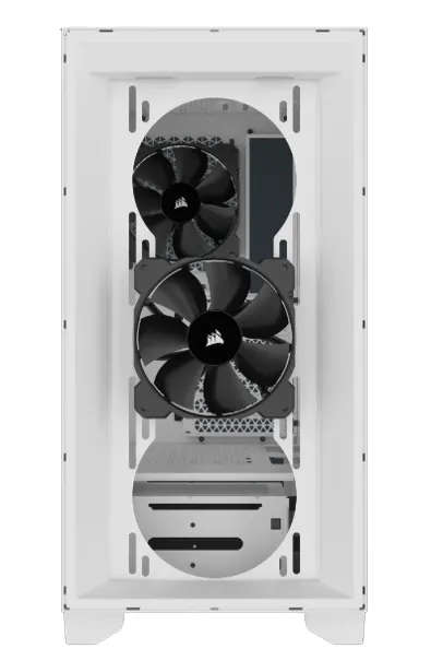 3000D Tempered Glass Mid-Tower- White