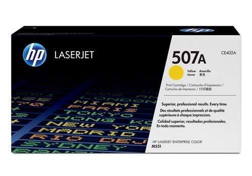 HP 507A Yellow Toner Cartridge